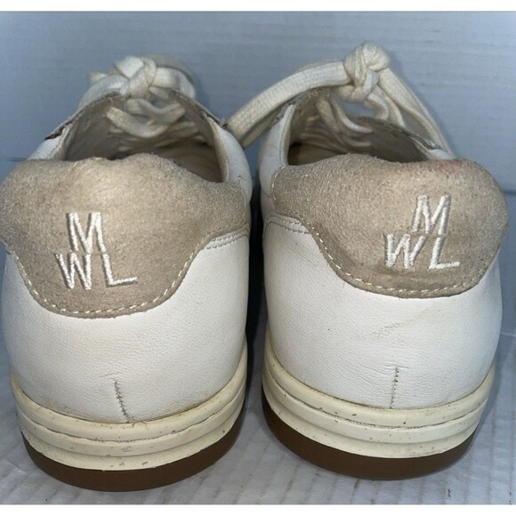 Madewell Court Shoes Womens 9.5M White Leather Casual Walking Comfort Minimalist - Picture 9 of 13